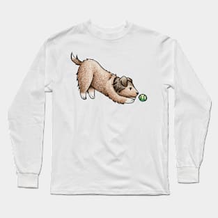 Dixie with Tennis Ball Long Sleeve T-Shirt